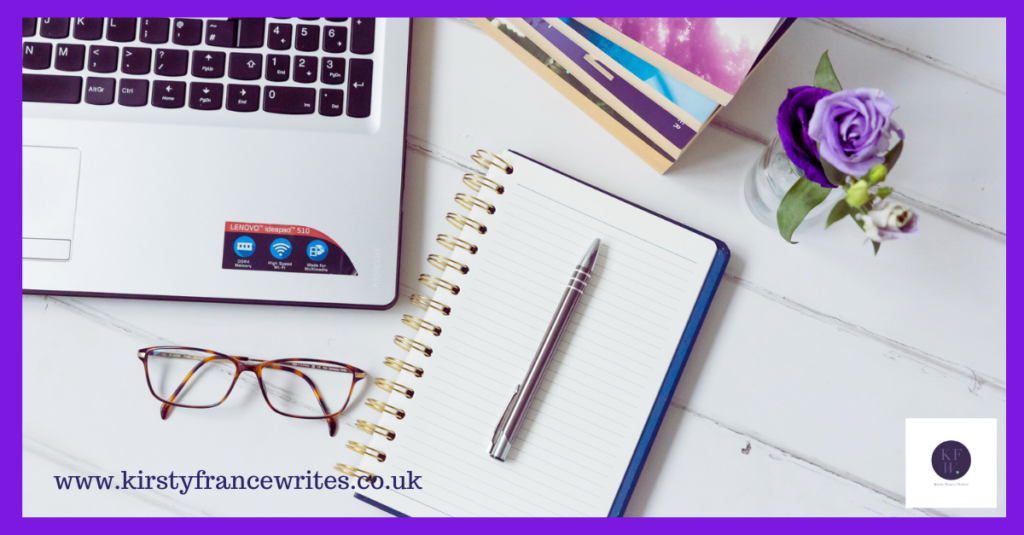 Image shows a blank page waiting for a good marketing story