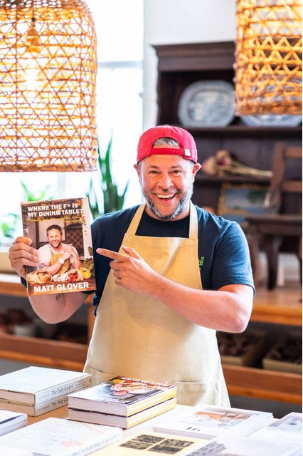 Matt with his gorgeous cookbook!