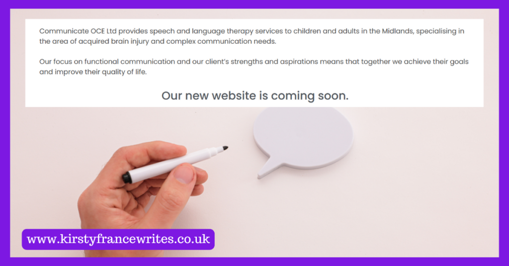 The website copy for Communicate OCE will be live soon.