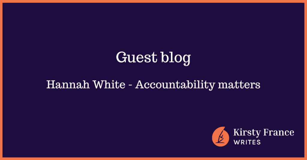Why is accountability important to you as a small business owner?